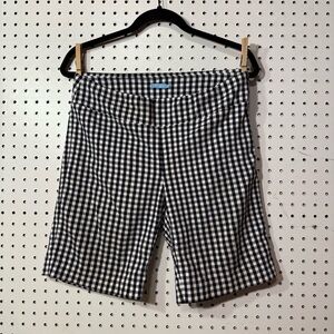 J. McLaughlin Masie Gingham Women Shorts size 6